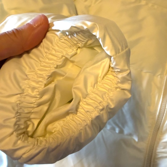 ZARA ecru removable hood water and wind protection puffer winter coat NWT - Picture 5 of 16